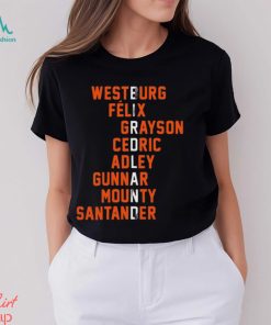 Original westburg Felix Grayson Cedric Adley Gunnar Mounty Santander shirt