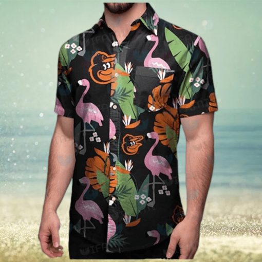 Orioles And Flamingo Hawaiian Shirt – Orioles Hawaiian Shirt