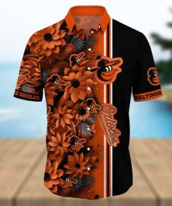 Baltimore Orioles Orange Hawaiian Shirt - Limotees