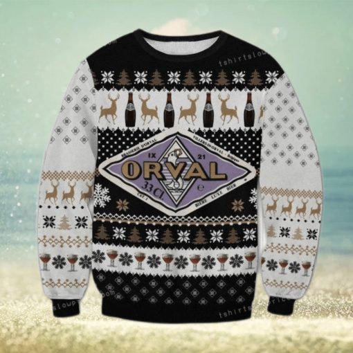 Orval Trappist Ale Brasserie D’orval S A Chritsmas Ugly Sweater For Woman