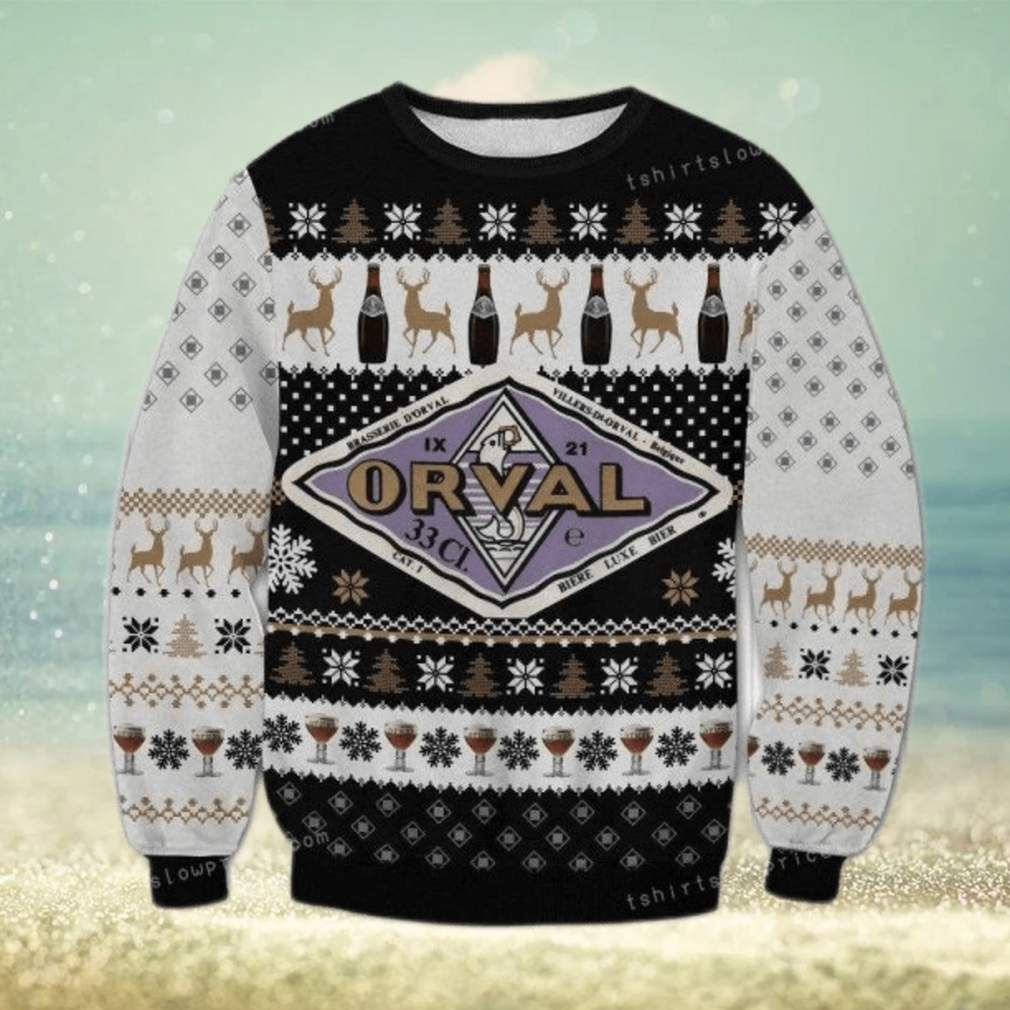 Orval Trappist Ale Brasserie D'orval S A Chritsmas Ugly Sweater