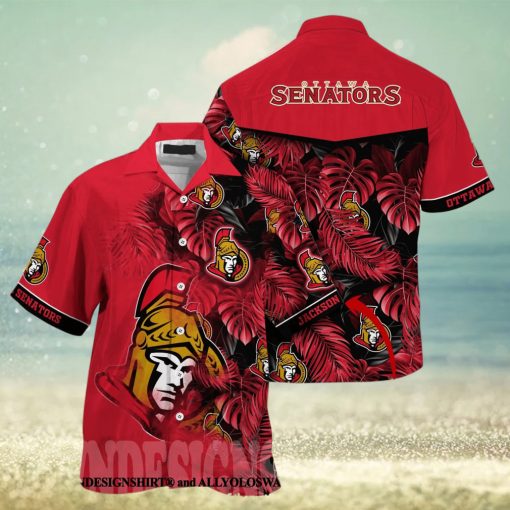 Ottawa Senators NHL Summer All Over Print 3D Hawaiian Shirt