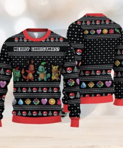 P O K E M O N Merry Christmas Christmas Gift For Holiday P I K A C H U 3D Ugly Christmas Sweater