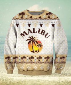 Pattern Malibu Rum Ugly Sweater Christmas Party