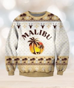 Pattern Malibu Rum Ugly Sweater Christmas Party