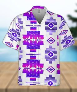 Native American Pattern Hawaiian Shirt Style Gift For Men Women