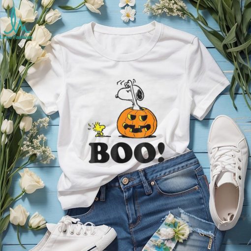 Peanuts Halloween Snoopy Woodstock Boo! T shirt