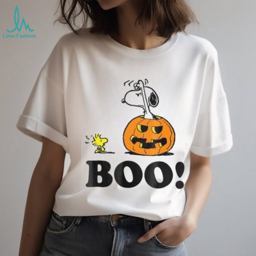 Peanuts Halloween Snoopy Woodstock Boo! T shirt