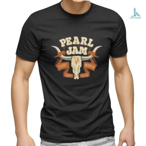 Pearl Jam Ft Worth Event Tee September 13 2023 With Deep Sea Diver Dickies Arena Texas Two Sides Shirt