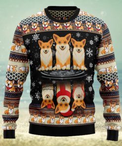 Corgi Zipper Full Print For Dog Lovers 3D Ugly Sweater Christmas Gift  Sweater - Limotees
