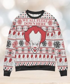 Pennywise We All Float Down Here Christmas Ugly Sweater Mens