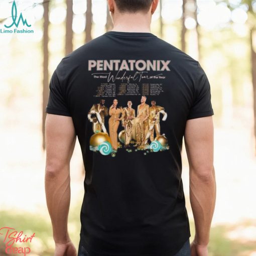 Pentatonix Christmas Album The Most Wonderful Tour Of Year 2023 Shirt Band Hoodie Shirt