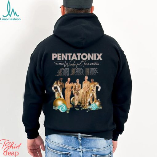 Pentatonix Christmas Album The Most Wonderful Tour Of Year 2023 Shirt Band Hoodie Shirt