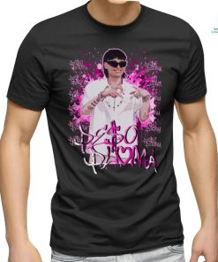 Pe$o Pluma Pink splatter text T Shirt