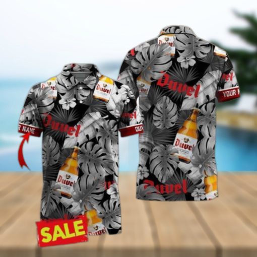 Personalized Duvel Beer Tropical Hawaiian 3D Polo Shirt Beer Love AOP Gift For Mens