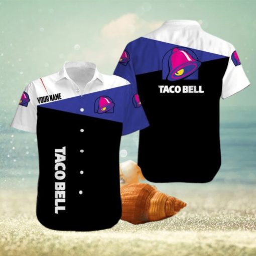 Personalized Hawaiian Shirt Taco Bell Black And White Trending Summer Gift For Men And Women