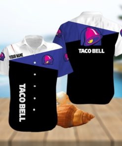 Personalized Hawaiian Shirt Taco Bell Black And White Trending Summer Gift For Men And Women