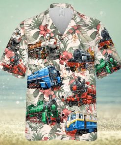 Personalized Model Train Hawaiian Shirt