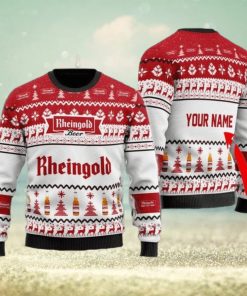 Personalized Name Rheingold Beer Christmas Gift Sweater All Over Print 3D Sweater