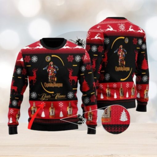 Personalized Name Sweety Captain Morgan Christmas Gift Sweater All Over Print 3D Sweater