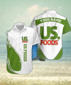 Personalized Name Us Foods 3D Hawaiian Shirt Aloha Summer Vacation Gift For Men And Women