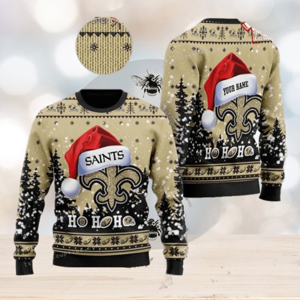 Dallas Cowboys Ugly Sweater, Santa Hat Ho Ho Ho Personalized Ugly Christmas  Sweater 3d - T-shirts Low Price