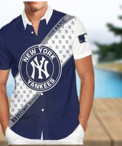 Personalized New York Yankees Short Sleeve Hgi156 Awesome Hawaiian Shirt