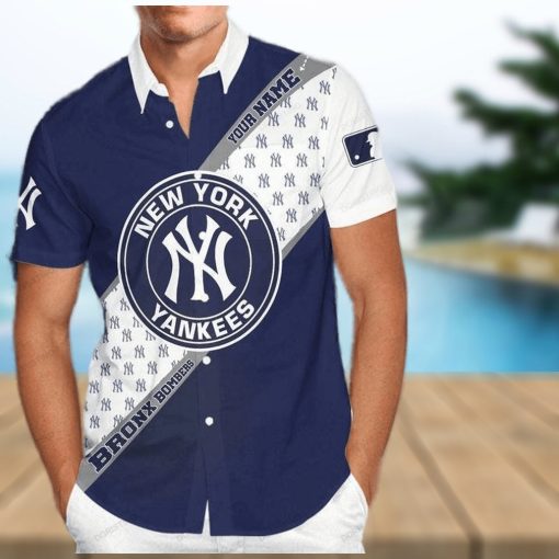 Personalized New York Yankees Short Sleeve Hgi156 Awesome Hawaiian Shirt