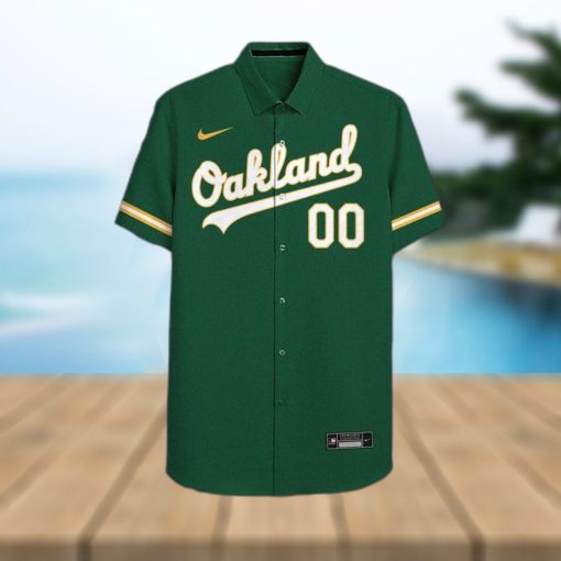 Personalized Oakland Athletics All Over Print 3d Leobees 3D Awesome Hawaiian Shirt