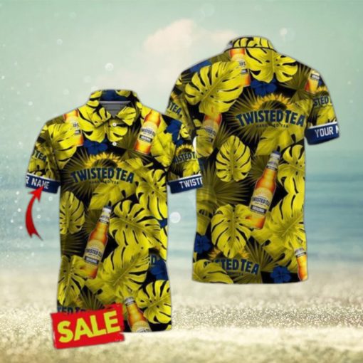 Personalized Twisted Tea Tropical Hawaiian 3D Polo Shirt Beer Love AOP Gift For Mens