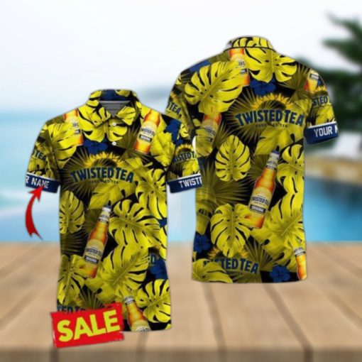 Personalized Twisted Tea Tropical Hawaiian 3D Polo Shirt Beer Love AOP Gift For Mens