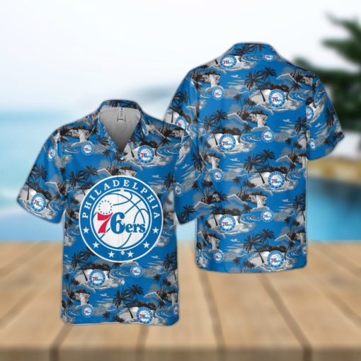 Philadelphia 76ers Trendy Hawaiian Shirt For Men And Women Gift Floral Aloha Beach