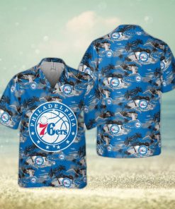 Philadelphia 76ers Trendy Hawaiian Shirt For Men And Women Gift Floral Aloha Beach