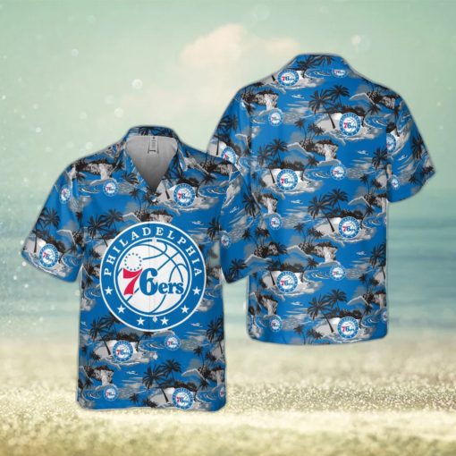 Philadelphia 76ers Trendy Hawaiian Shirt For Men And Women Gift Floral Aloha Beach