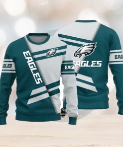 Philadelphia Eagles Basic Pattern Knitted Sweater For Christmas