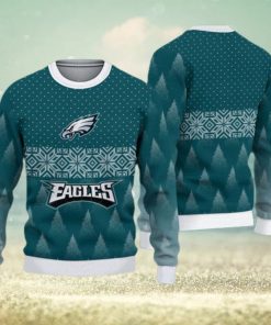 Philadelphia Eagles Christmas Pattern All Over Print Hibernation Ugly Sweater