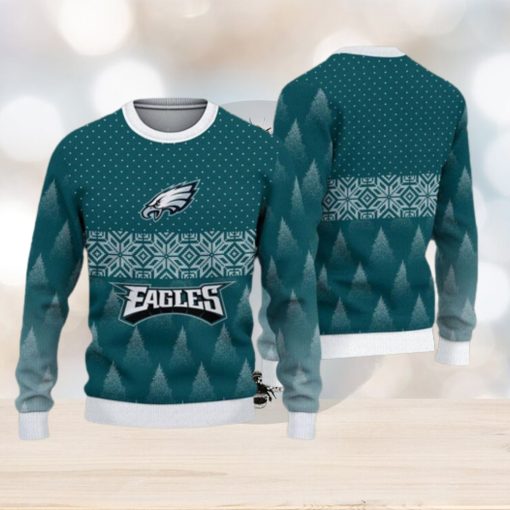 Philadelphia Eagles Christmas Pattern All Over Print Hibernation Ugly Sweater