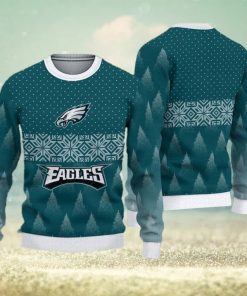 Philadelphia Eagles Fans Pattern Polar Knitted Christmas Sweater