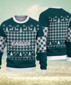 Philadelphia Eagles Fans Pattern Toboggan Knitted Christmas Sweater