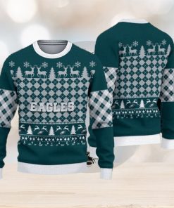 Philadelphia Eagles Fans Pattern Toboggan Knitted Christmas Sweater