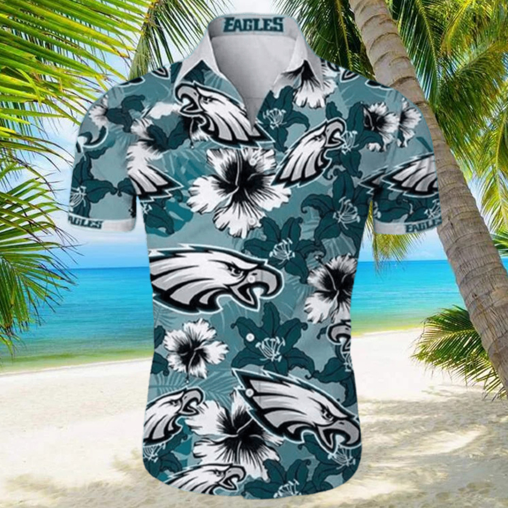 NFL Philadelphia Eagles Hawaiian Shirt Grateful Dead - Limotees