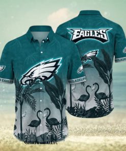 Philadelphia Eagles NFL Floral 3D Hawaiian Shirt