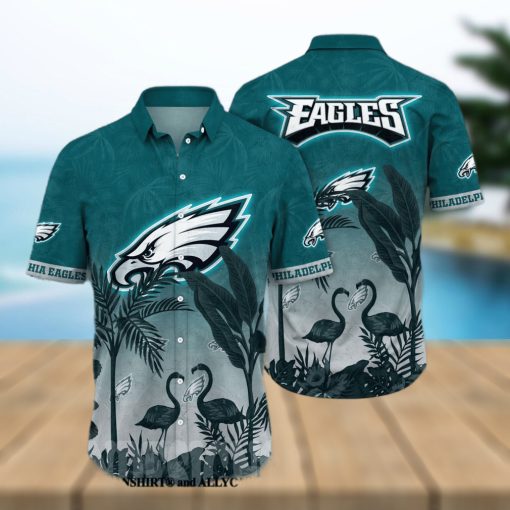 Philadelphia Eagles NFL Floral 3D Hawaiian Shirt