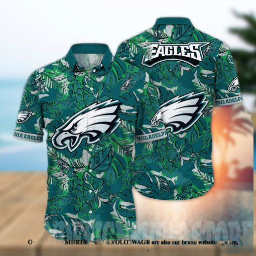 Philadelphia Eagles NFL Floral Tropical Full Printed Classic Hawaiian Shirt