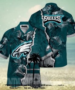 Philadelphia Eagles NFL Floral Unisex Full Printing Hawaiian Shirt