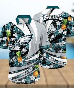 Philadelphia Eagles NFL Flower Full Printing Classic Hawaiian Shirt