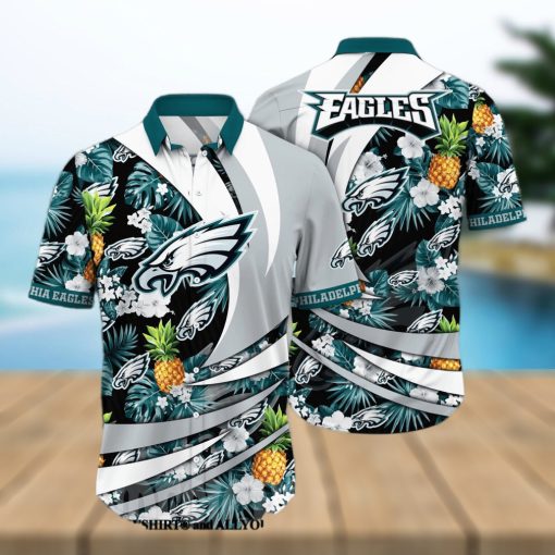 Philadelphia Eagles NFL Flower Full Printing Classic Hawaiian Shirt