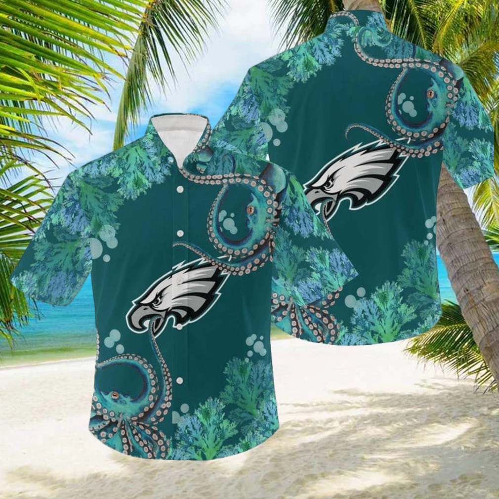 Philadelphia Eagles NFL Style 7 Summer 3D Hawaiian Shirt And