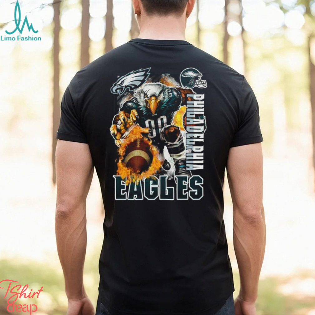 Philadelphia Eagles Vintage 90S Players Nfl Football T Shirt Black Cotton  Tee