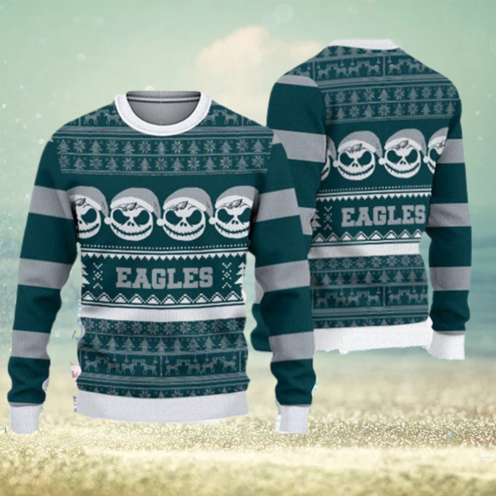 Philadelphia Eagles Ugly Christmas Reindeer Xmas Sweater Handmade